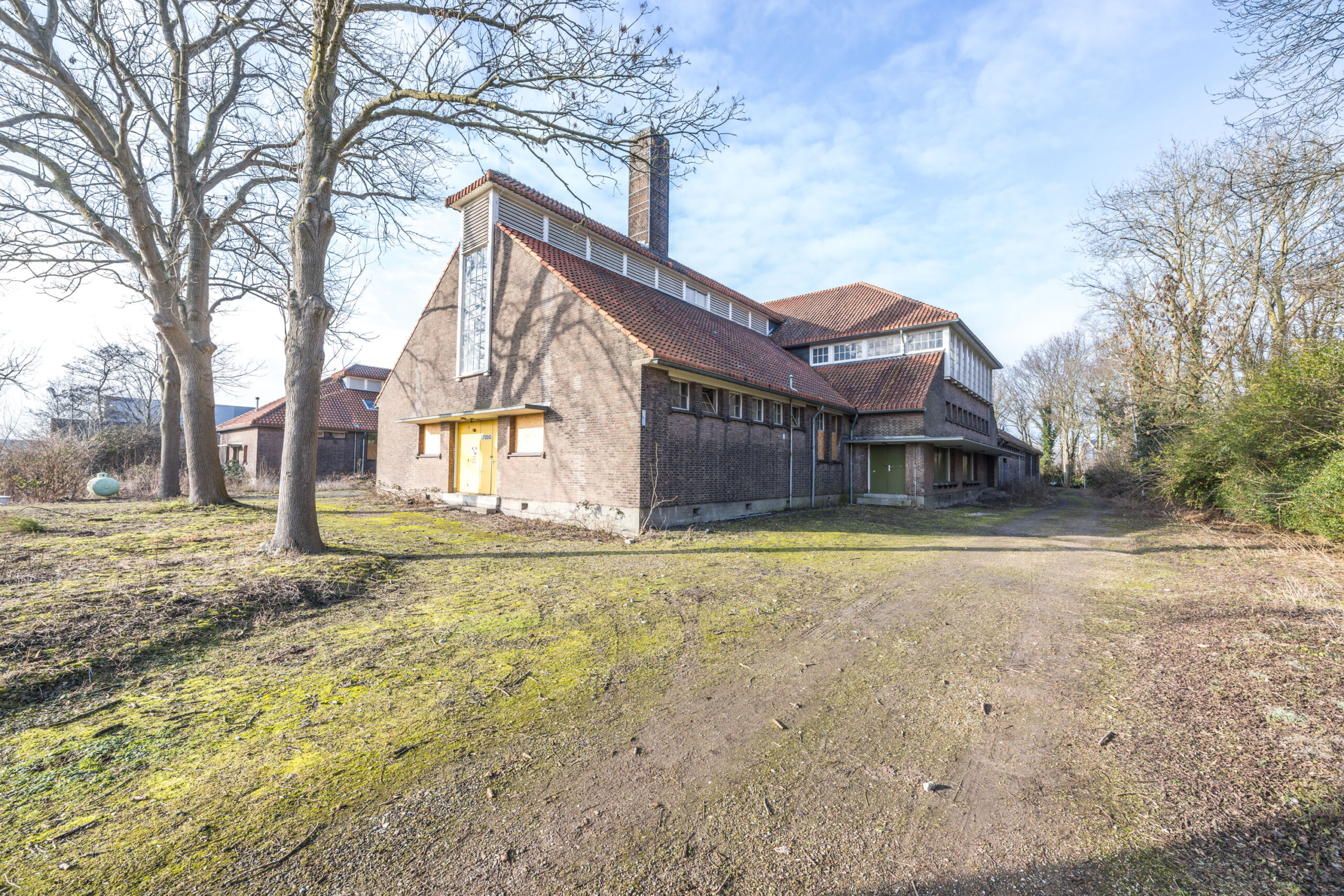 Historisch Quarantaine-terrein Rotterdam havengebied met monumentale gebouwen
